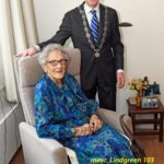 Mevrouw Lindgreen-Postma uit Berg en Dal 103 jaar.